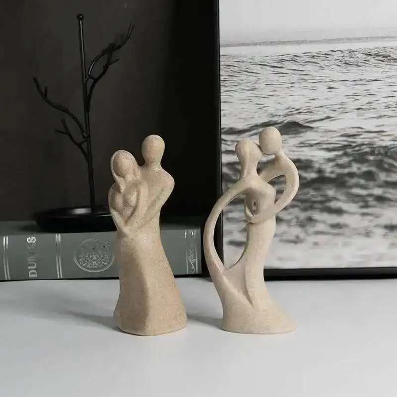 Новое креативное украшение из песчаника из смолы, пара поделок, современный простой дом, украшение для гостиной, украшение для подарка
Новое креативное украшение из песчаника из смолы, пара поделок, современный простой дом, украшение для гостиной, украшение для подарка