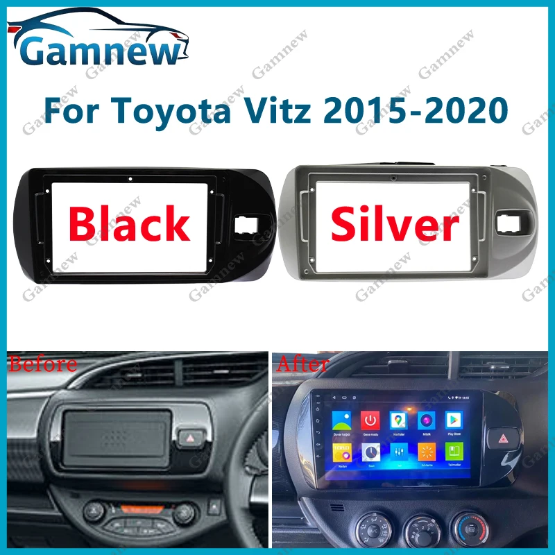 9 Inch Car Frame Fascia Adapter Cable Android Radio Dash Fitting Panel Kit For Toyota Vitz 2015+
9 Inch Car Frame Fascia Adapter Cable Android Radio Dash Fitting Panel Kit For Toyota Vitz 2015+