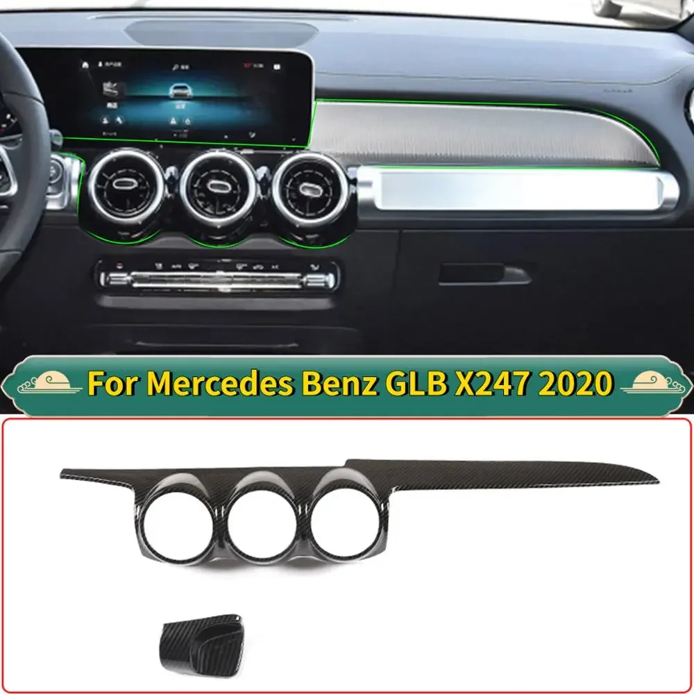For Mercedes Benz GLB X247 2020 ABS Car Dashboard Central Control Air Conditioner Outlet Vent Cover Trim Car Accessories For LHD
For Mercedes Benz GLB X247 2020 ABS Car Dashboard Central Control Air Conditioner Outlet Vent Cover Trim Car Accessories For LHD