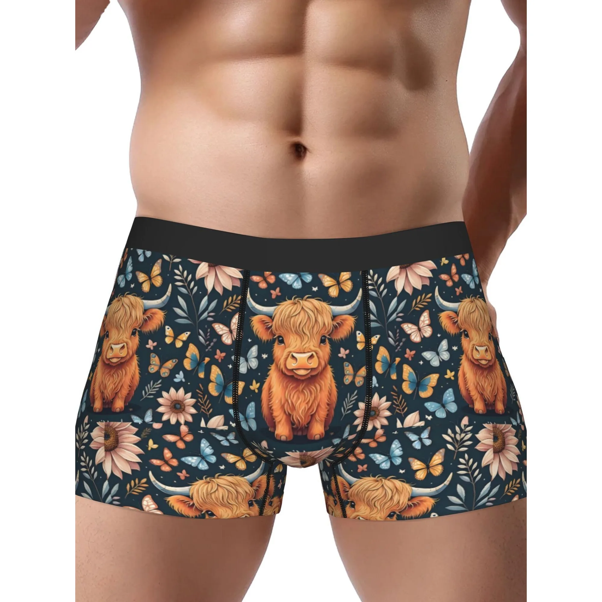 Highland Cow Butterflies Printed Boxer Briefs Comfortable Underwear for Casual Attire Novelty Underwear Durable Underwear
Highland Cow Butterflies Printed Boxer Briefs Comfortable Underwear for Casual Attire Novelty Underwear Durable Underwear