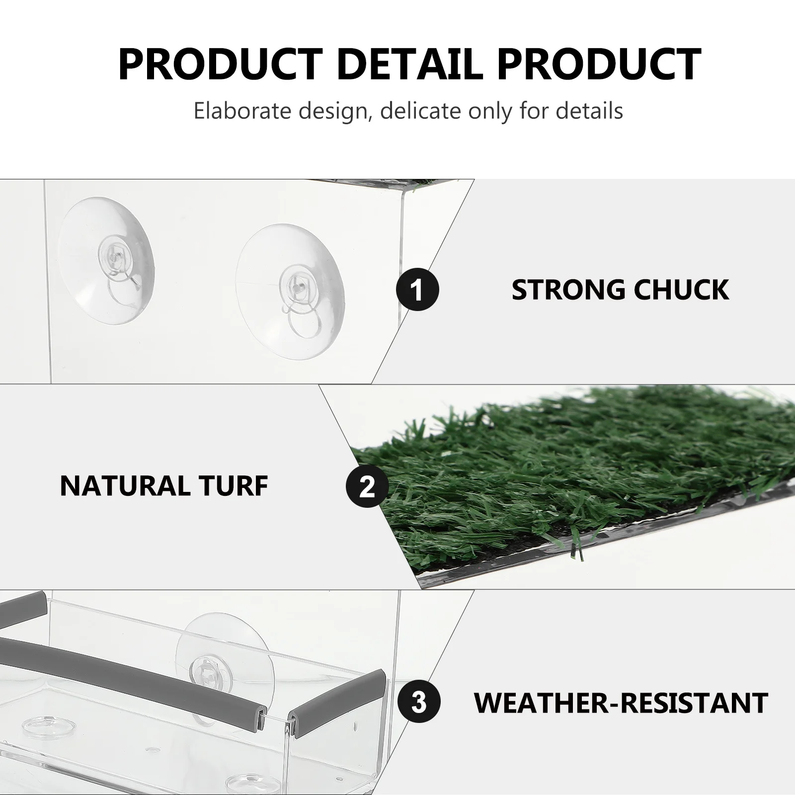 Acrylic Bird Feeder Transparent Design Suction Cup Holder for Outdoor Birds Durable Bird Food Container Easy Clean
Acrylic Bird Feeder Transparent Design Suction Cup Holder for Outdoor Birds Durable Bird Food Container Easy Clean