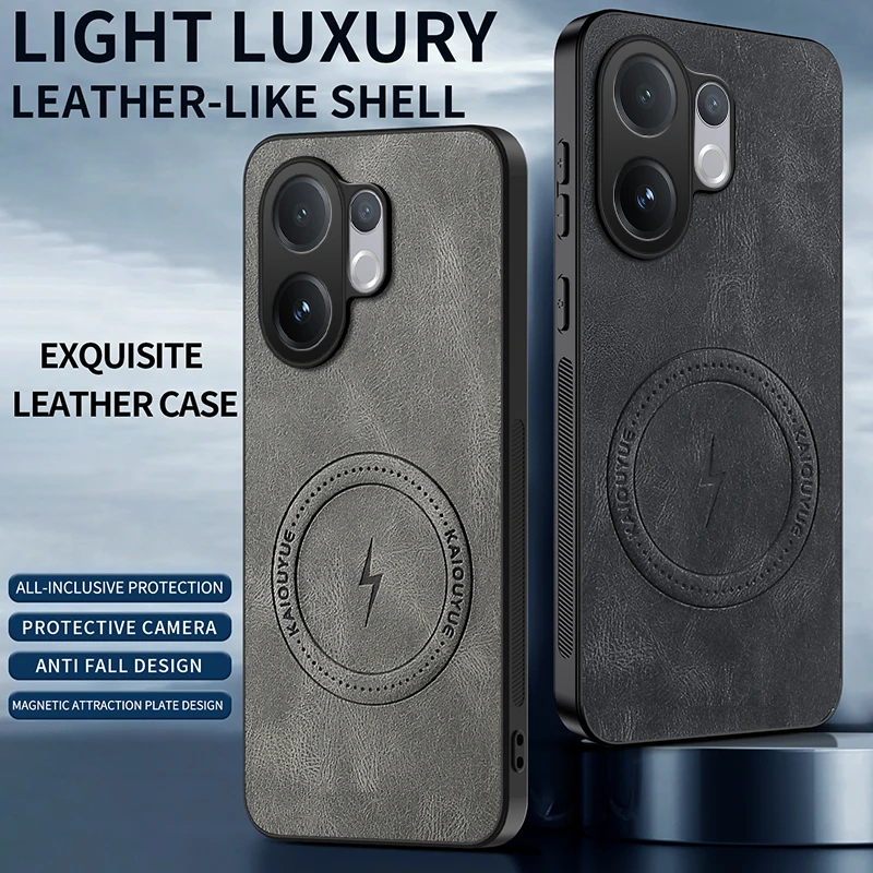 Case for VIVO V60 5G Luxury Sheep Skin Magnetic Magsafe Wireless Charging Matte Cover for VIVO V 60 Anti-drop Protection Bumper
Case for VIVO V60 5G Luxury Sheep Skin Magnetic Magsafe Wireless Charging Matte Cover for VIVO V 60 Anti-drop Protection Bumper