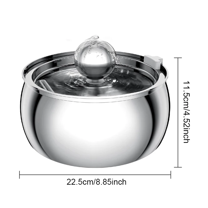 Cat Fountain, 4L Ultra Quiet Dog Water Fountain with Round Ball to Attract Cats and Dogs to Drink Water, Cat Source Fountain for
Cat Fountain, 4L Ultra Quiet Dog Water Fountain with Round Ball to Attract Cats and Dogs to Drink Water, Cat Source Fountain for