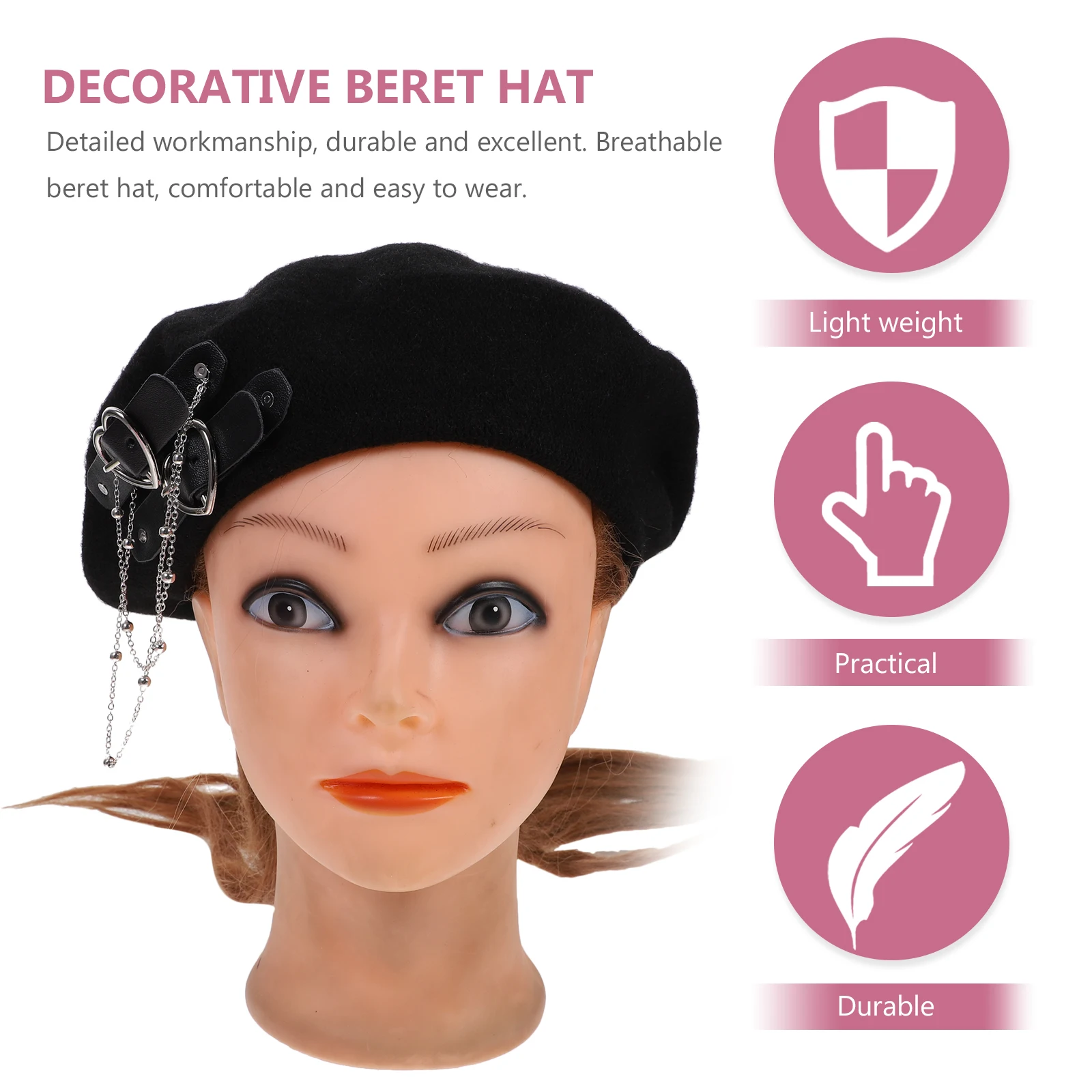 Fashionable Women Beret Hat Foldable Sunshade Simple Elegant Nylon French Style Comfortable Breathable Travel Beach Photography
Fashionable Women Beret Hat Foldable Sunshade Simple Elegant Nylon French Style Comfortable Breathable Travel Beach Photography