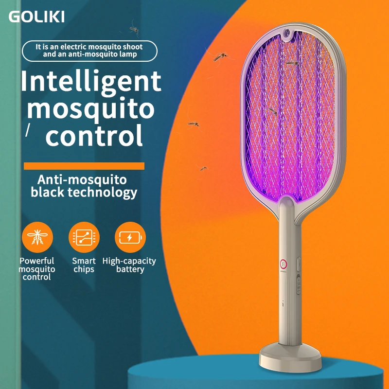 Electric Shock 2in1 Mosquito Killer Purple Light Trap Flies Swatter USB Rechargeable Household Eable Summer Bug Zapper Mosquito
Electric Shock 2in1 Mosquito Killer Purple Light Trap Flies Swatter USB Rechargeable Household Eable Summer Bug Zapper Mosquito