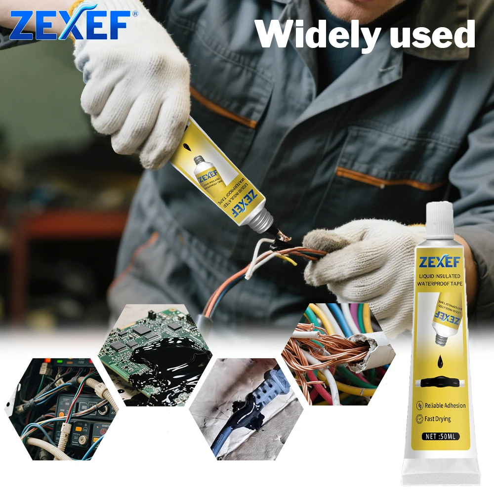 ZEXEF 50-100 мл жидкая изоляционная паста для электрической ленты, высокая температура для ремонта проводов, кабелей, быстросохнущий жидкий герметик
ZEXEF 50-100 мл жидкая изоляционная паста для электрической ленты, высокая температура для ремонта проводов, кабелей, быстросохнущий жидкий герметик