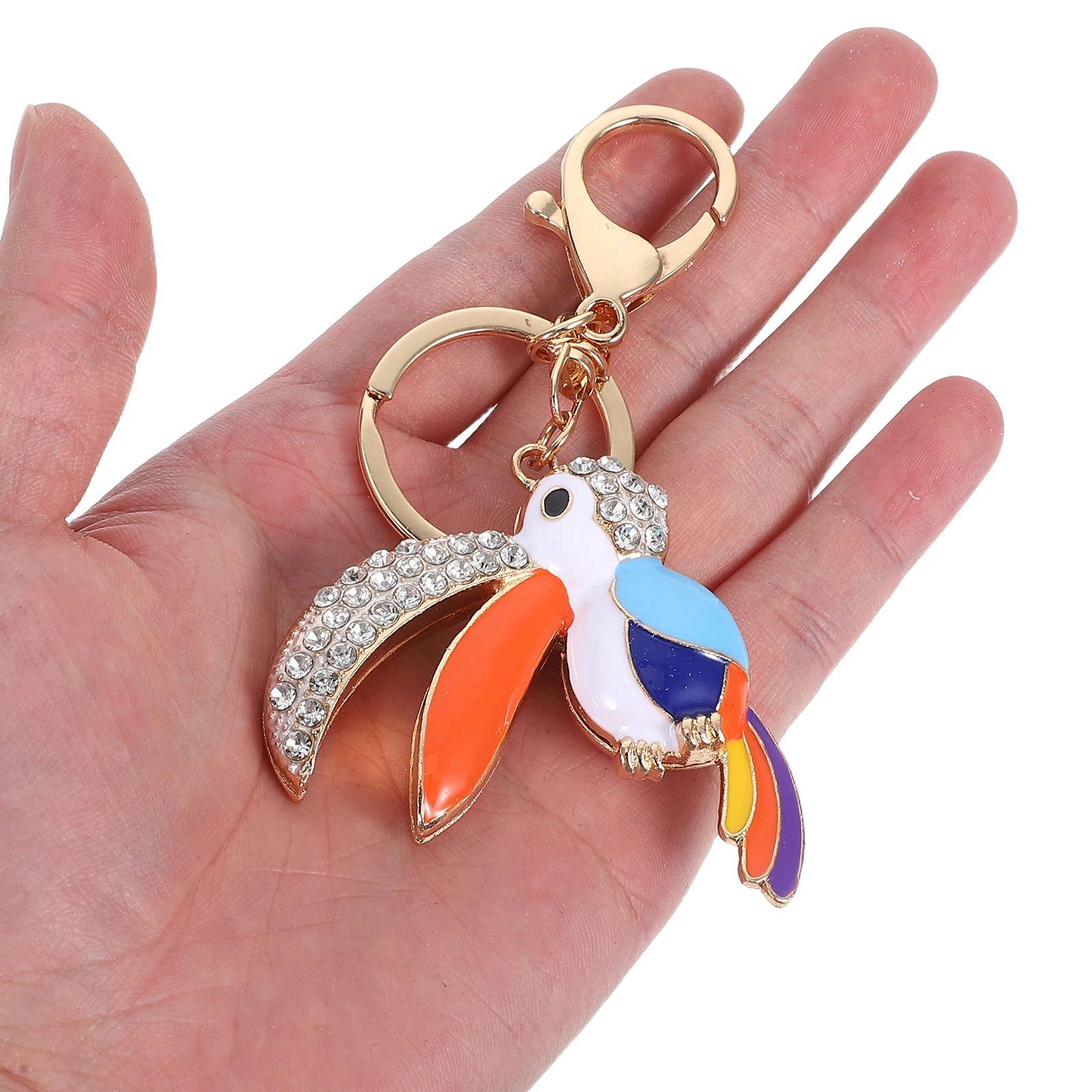 Alloy Bird Keychain Material Sparkling Diamonds Fashionable Bag Charms Key Accessories Women Party Gifts
Alloy Bird Keychain Material Sparkling Diamonds Fashionable Bag Charms Key Accessories Women Party Gifts
