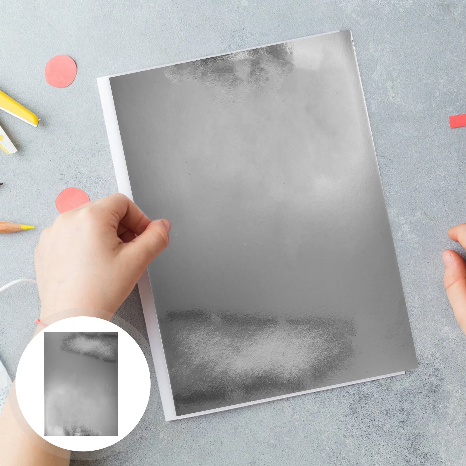 10 Sheets Handbook Paper Jam Card Board Mentalic Handmade Foil Cardstock Metallic Silver Composition Bulletin Father
10 Sheets Handbook Paper Jam Card Board Mentalic Handmade Foil Cardstock Metallic Silver Composition Bulletin Father