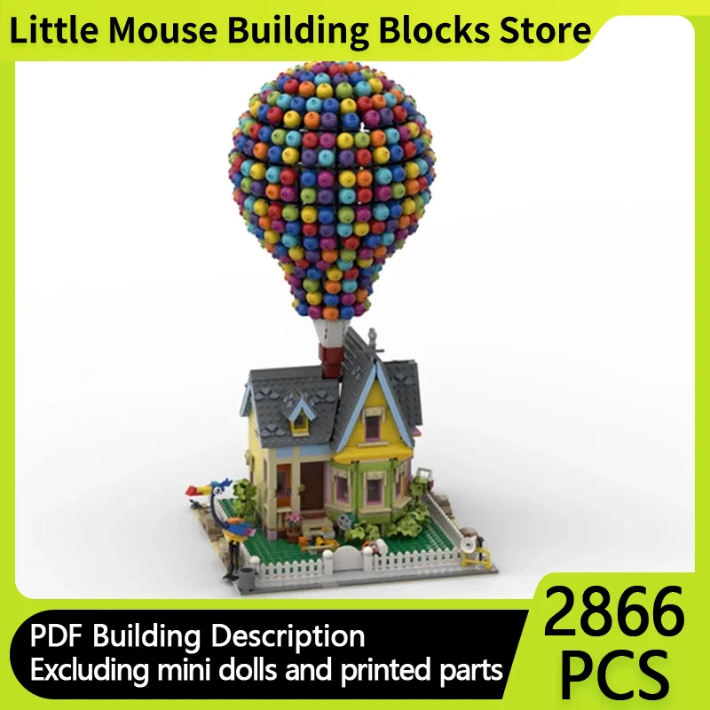 City Street View Model MOC Building Bricks Balloon Style House Modular Technology Gifts Children Suit Toys Holiday Assemble
City Street View Model MOC Building Bricks Balloon Style House Modular Technology Gifts Children Suit Toys Holiday Assemble