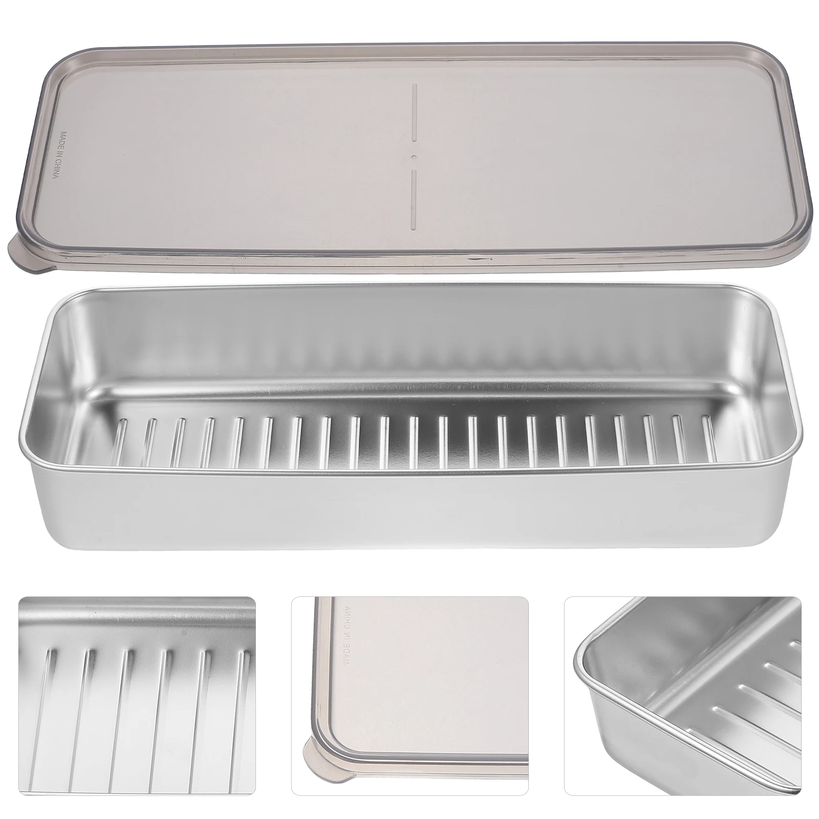 Stainless Steel Food Containers 304 Grade Reusable PP Material Bacon Keeper Meat Storage Fridge Boxes Sealed Lid Kitchen
Stainless Steel Food Containers 304 Grade Reusable PP Material Bacon Keeper Meat Storage Fridge Boxes Sealed Lid Kitchen