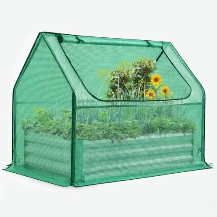 Raised Garden Bed with Cover Outdoor Galvanized Steel Planter Box Kit with Greenhouse Large Zipper Window Dual Use 20pcs T-Type
Raised Garden Bed with Cover Outdoor Galvanized Steel Planter Box Kit with Greenhouse Large Zipper Window Dual Use 20pcs T-Type