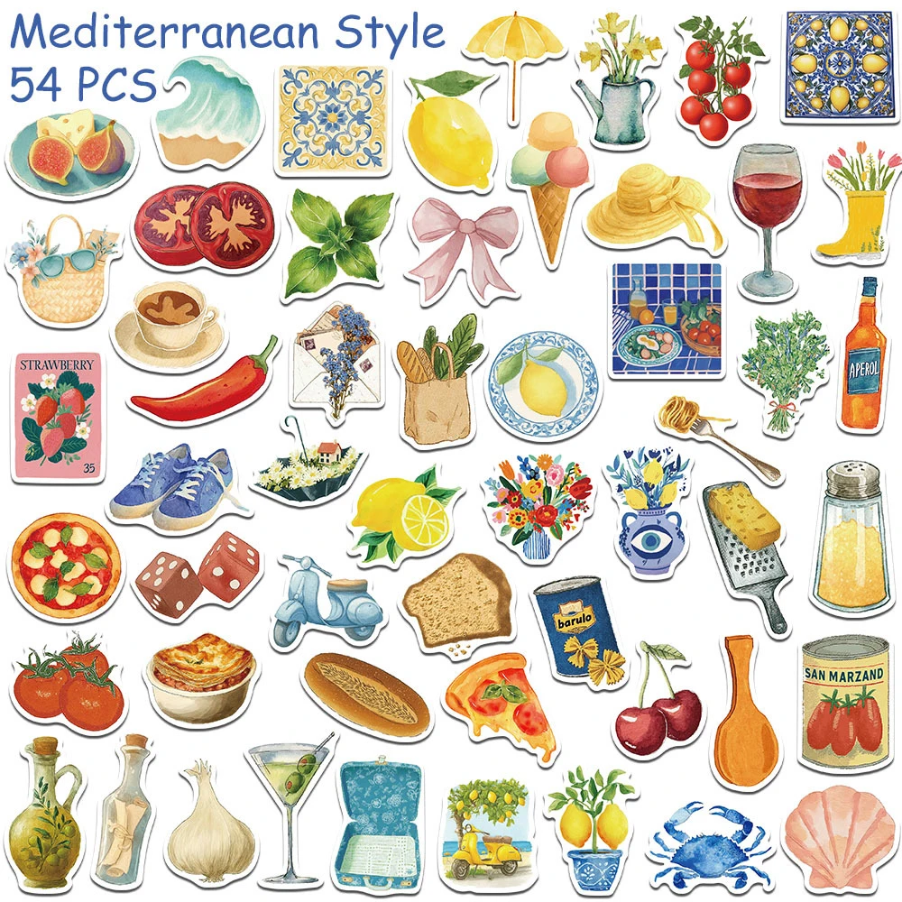 10/30/54pcs Cartoon Mediterranean Aesthetic Tomatoes Stickers Aesthetic DIY Suitcase Phone Fridge Art Graffiti Decal Wholesale
10/30/54pcs Cartoon Mediterranean Aesthetic Tomatoes Stickers Aesthetic DIY Suitcase Phone Fridge Art Graffiti Decal Wholesale