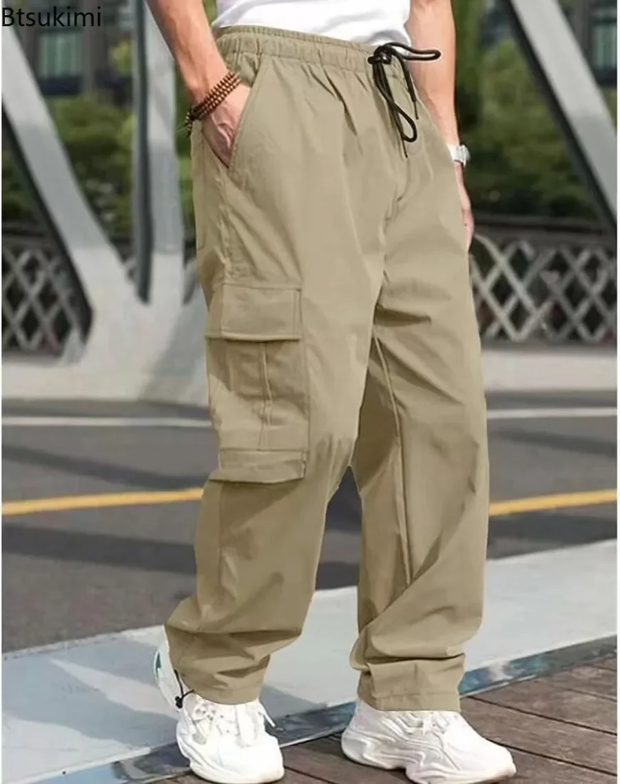 2026 модные новые мужские свободные брюки-карго с несколькими карманами, летние повседневные прямые брюки на шнурке, мужские спортивные брюки для бега на открытом воздухе
2026 модные новые мужские свободные брюки-карго с несколькими карманами, летние повседневные прямые брюки на шнурке, мужские спортивные брюки для бега на открытом воздухе