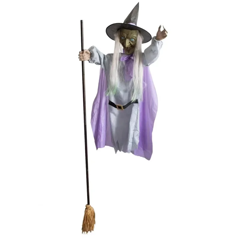 Animated Hovering Witch Animatronics-6 Ft Halloween Decorations Outdoor Prop-Spooky Scary For Home Exterior
Animated Hovering Witch Animatronics-6 Ft Halloween Decorations Outdoor Prop-Spooky Scary For Home Exterior