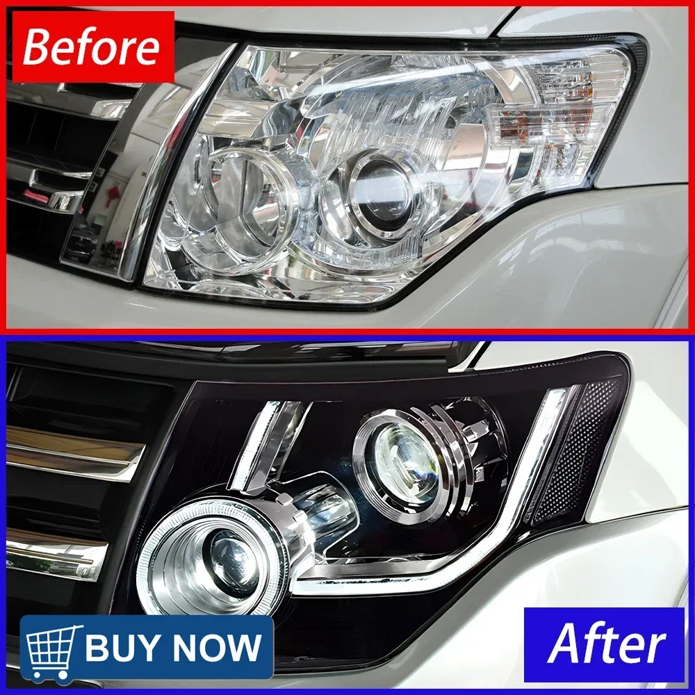 Для Mitsubishi Pajero V93 V97 2009-2021 светодиодные автомобильные фары в сборе, обновленный динамический объектив проектора, автомобильные лампы, аксессуары, инструмент
Для Mitsubishi Pajero V93 V97 2009-2021 светодиодные автомобильные фары в сборе, обновленный динамический объектив проектора, автомобильные лампы, аксессуары, инструмент
