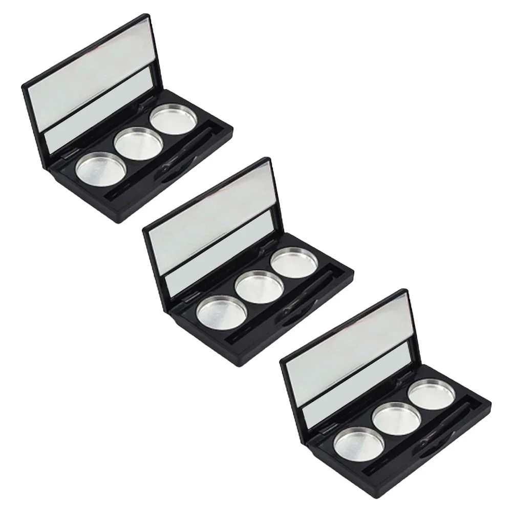 3 Pcs Empty Eye Shadow Box Containers Makeup Accessories Eyeshadow Supplies Case Toiletry Travel Blush Organizer Pan
3 Pcs Empty Eye Shadow Box Containers Makeup Accessories Eyeshadow Supplies Case Toiletry Travel Blush Organizer Pan