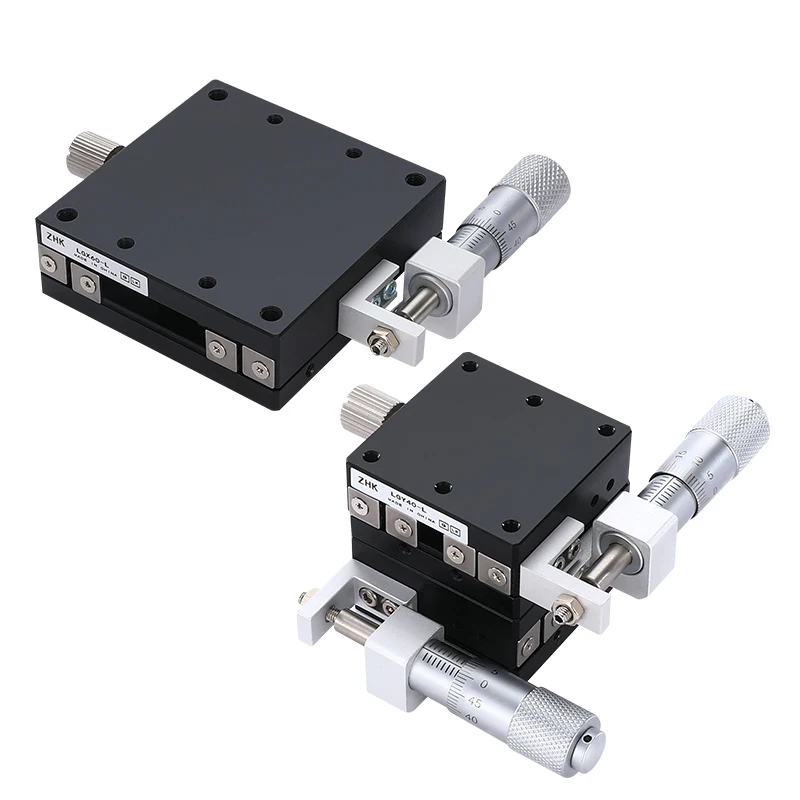 X-axis displacement platform LGX40/60 optical precision fine-tuning steel bar ball-type guide rail manual sliding platform
X-axis displacement platform LGX40/60 optical precision fine-tuning steel bar ball-type guide rail manual sliding platform
