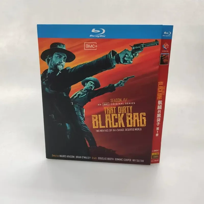 BD Blu-ray American action western TV series Dirty Black Bag 1080p high definition 2 disc box
BD Blu-ray American action western TV series Dirty Black Bag 1080p high definition 2 disc box