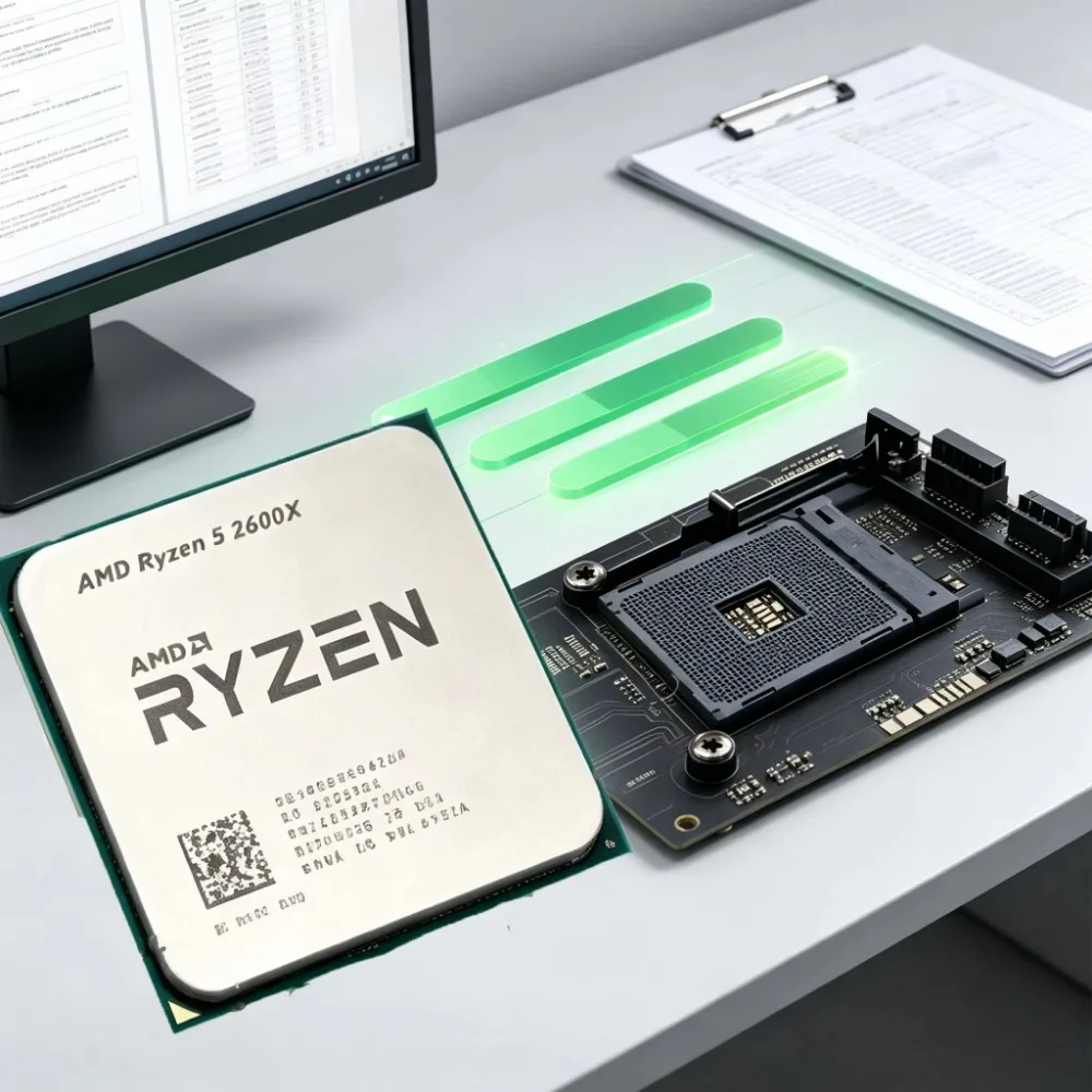 Video Editing Live Streaming Processor AMD Ryzen5 2600X 6 Cores 12 Threads 3.6GHz 95W AM4 Socket CPU DIY Game Accessories
Video Editing Live Streaming Processor AMD Ryzen5 2600X 6 Cores 12 Threads 3.6GHz 95W AM4 Socket CPU DIY Game Accessories