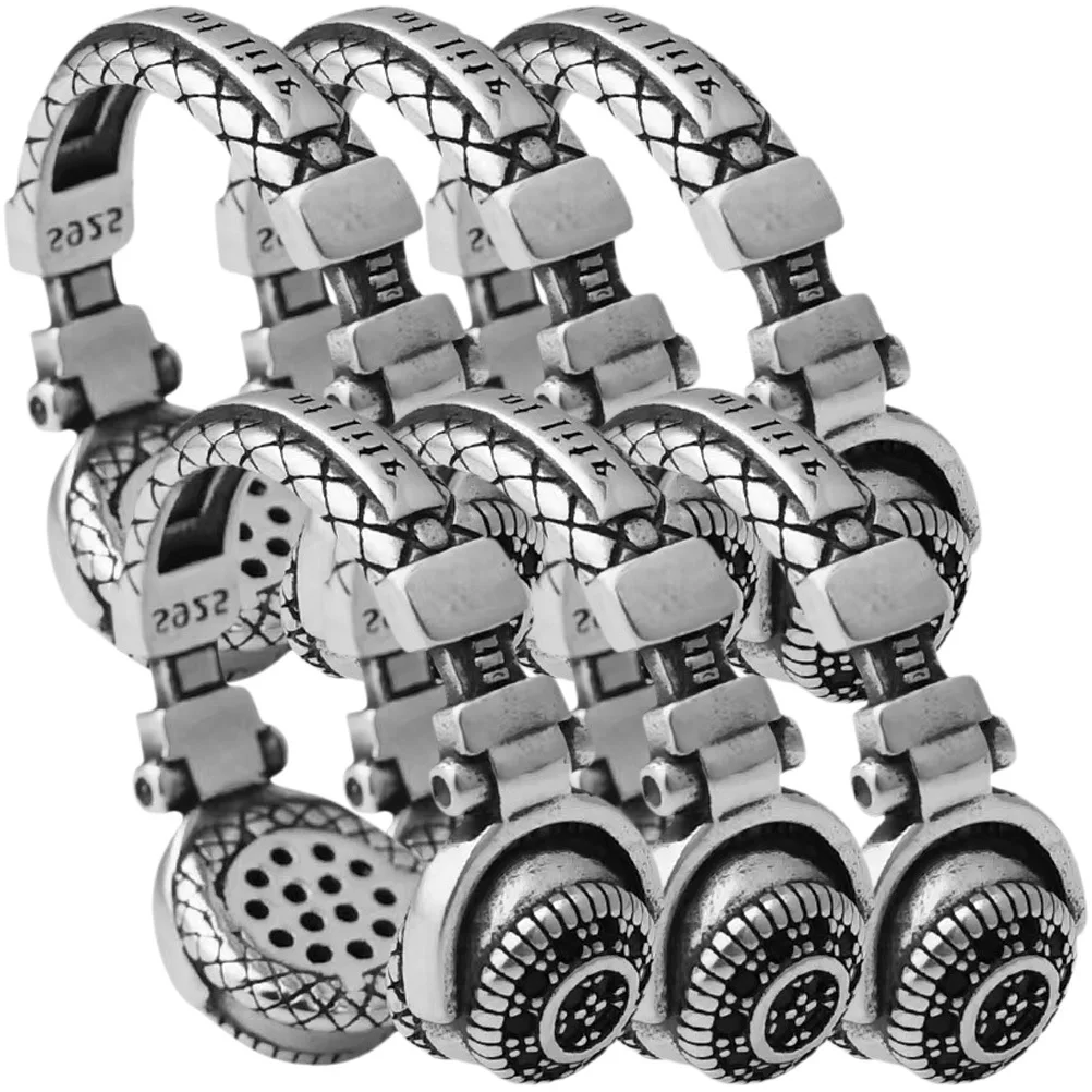 6Pcs Headphone Shape Ring Stylish Unisex Open Adjustable Ring for Daily Party Wear Trendy Punk Jewelry Gift for Him Her Fine
6Pcs Headphone Shape Ring Stylish Unisex Open Adjustable Ring for Daily Party Wear Trendy Punk Jewelry Gift for Him Her Fine