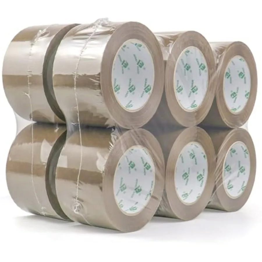 3inch Brown Packing Tape, Refills Rolls Wide Packaging Tape for Moving, Shipping and Storage, 2.4 Mil x 110 Yards
3inch Brown Packing Tape, Refills Rolls Wide Packaging Tape for Moving, Shipping and Storage, 2.4 Mil x 110 Yards