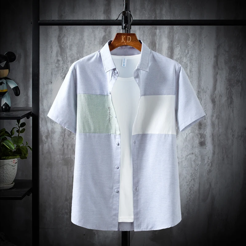 2026 Summer Men's Youth Plaid Embroidered Short-Sleeved Casual Shirt (Korean Edition - Form-fitting Design)
2026 Summer Men's Youth Plaid Embroidered Short-Sleeved Casual Shirt (Korean Edition - Form-fitting Design)