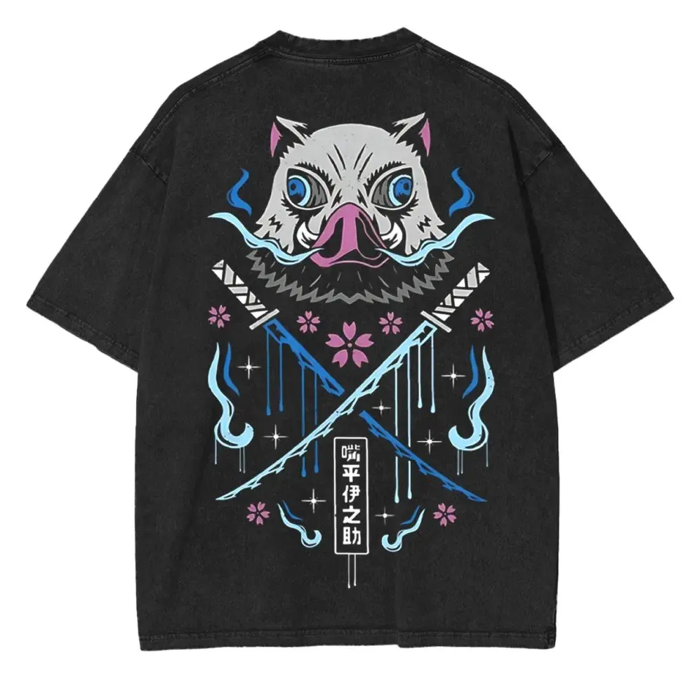 Demon Slayer Anime Inosuke Washed T Shirt Men Women Cotton Casual Short Sleeve Top Summer Graphic Tee Streetwear Cosplay Fashion
Demon Slayer Anime Inosuke Washed T Shirt Men Women Cotton Casual Short Sleeve Top Summer Graphic Tee Streetwear Cosplay Fashion