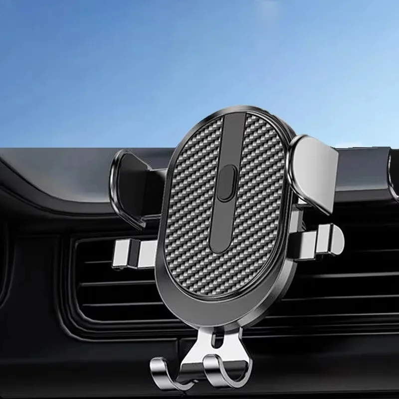 Gravity Phone Holder Car Mobile Phone Mount Stand Car Air Vent Hook Clip Car Phone Bracket Support For IPhone Xiaomi Smart Phone
Gravity Phone Holder Car Mobile Phone Mount Stand Car Air Vent Hook Clip Car Phone Bracket Support For IPhone Xiaomi Smart Phone