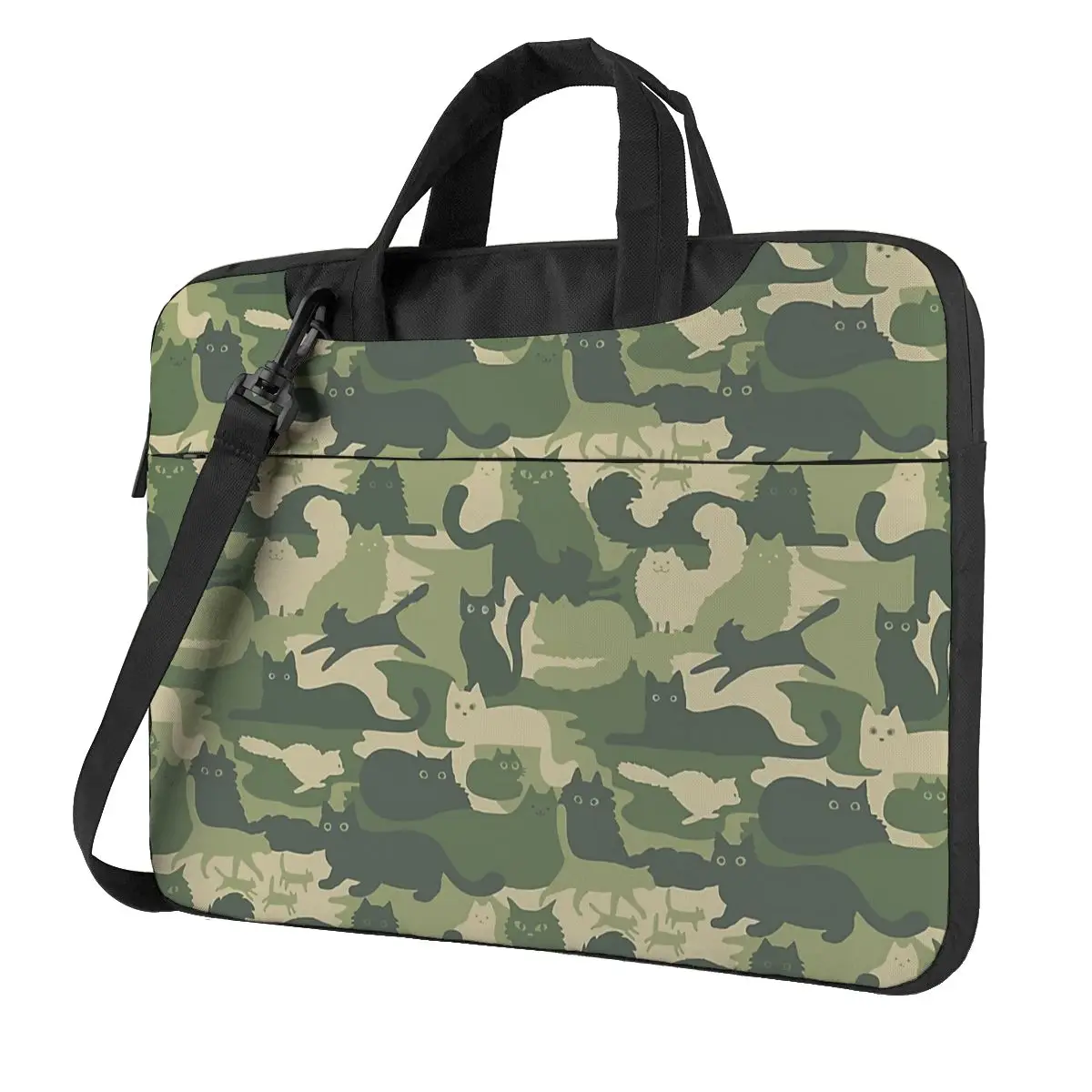 Camouflage Pattern With Cats,Green Cat Camo Laptop Bag Case Protective Vintage Computer Bag Bicycle Crossbody Laptop Pouch
Camouflage Pattern With Cats,Green Cat Camo Laptop Bag Case Protective Vintage Computer Bag Bicycle Crossbody Laptop Pouch