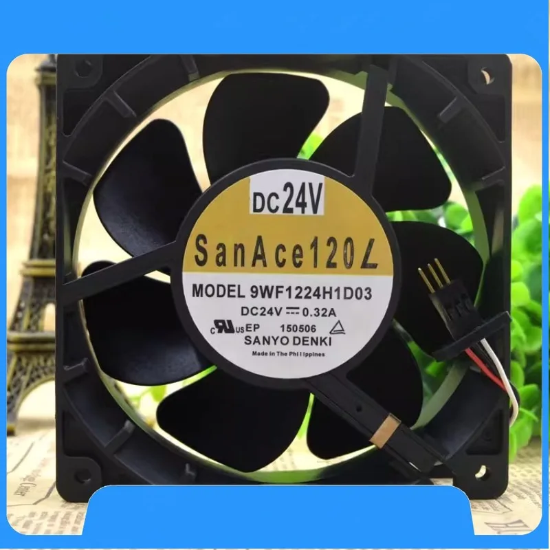 Новый вентилятор-кулер для Sanyo 9WF1224H1D03 24 В 0,32 А Fanuc Fan 12038 12 см 120 × 120 × 38 мм 
Новый вентилятор-кулер для Sanyo 9WF1224H1D03 24 В 0,32 А Fanuc Fan 12038 12 см 120 × 120 × 38 мм
