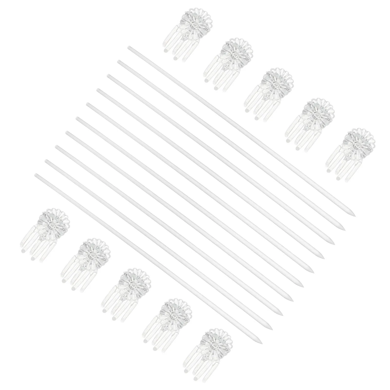 Plant Sticks Acrylic Single Stem Support Stake for Vines Roses Potted Trellis Garden Clips Climbing Rack Transparent
Plant Sticks Acrylic Single Stem Support Stake for Vines Roses Potted Trellis Garden Clips Climbing Rack Transparent