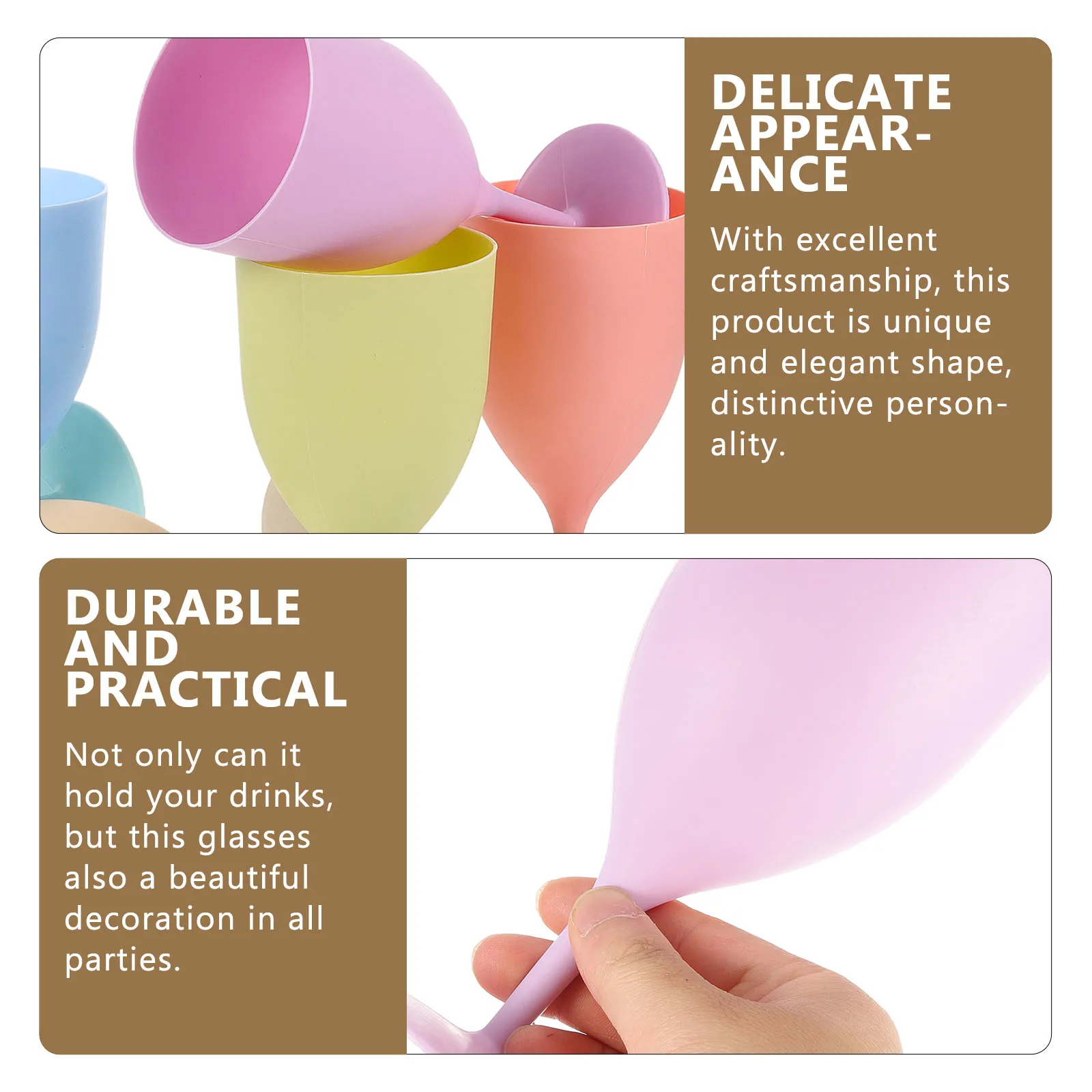 6 Pcs Macaron Drink Cups 380ml Multi Party Juice Goblets Safe Household Bar Wedding
6 Pcs Macaron Drink Cups 380ml Multi Party Juice Goblets Safe Household Bar Wedding
