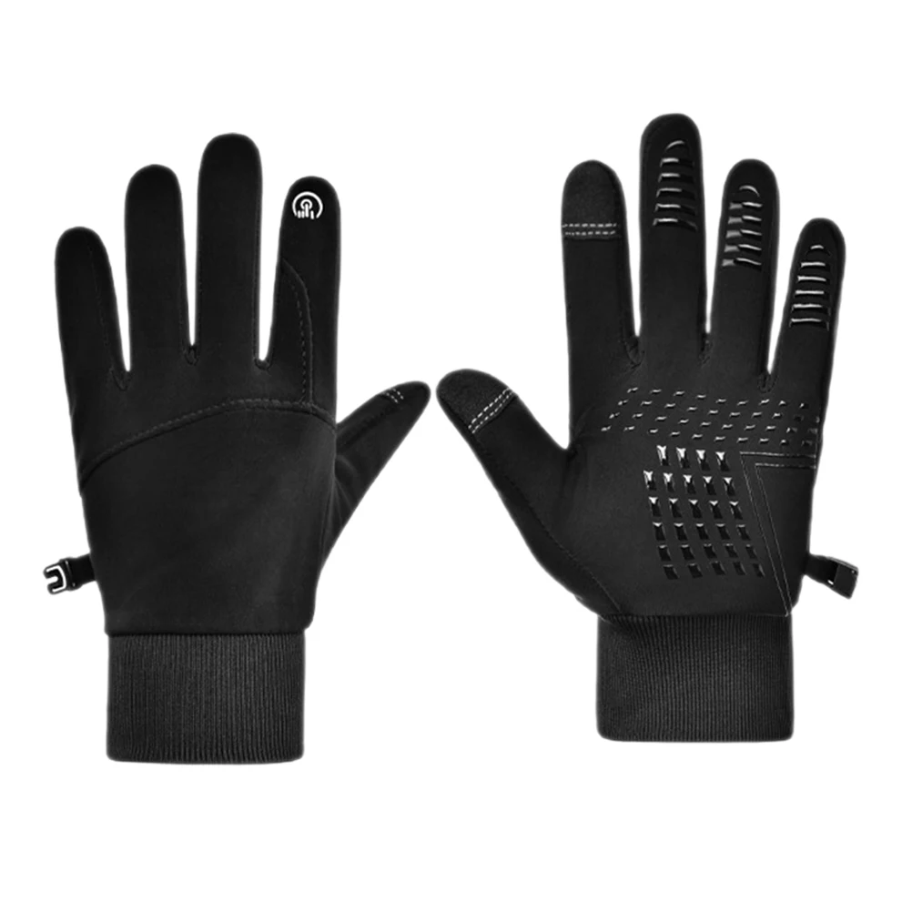 1 Pair Cold-proof Winter Cycling Gloves Black Athletic Work Gloves Thermal Touchscreen Windproof Waterproof Motorcycle Equipment
1 Pair Cold-proof Winter Cycling Gloves Black Athletic Work Gloves Thermal Touchscreen Windproof Waterproof Motorcycle Equipment