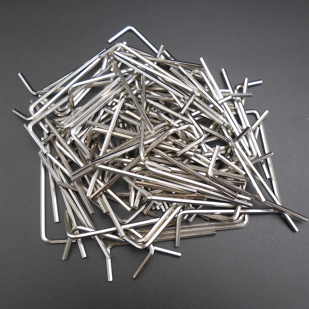 100Pcs X 1.5MM L-Handle Hardened Steel Hex Allen Hexagon Key Metric Wrench Socket Spanner 1.5MM on Edge For M3 Set Screws
100Pcs X 1.5MM L-Handle Hardened Steel Hex Allen Hexagon Key Metric Wrench Socket Spanner 1.5MM on Edge For M3 Set Screws