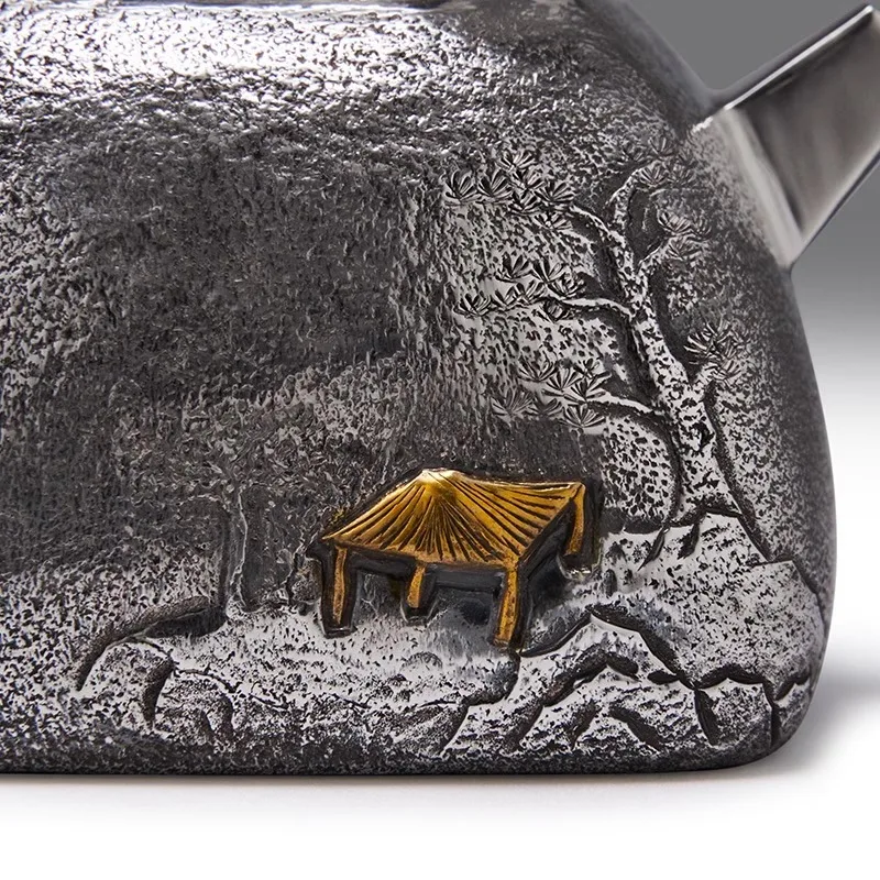 Pure Silver 999 Tea Pot, Handmade One Piece, Made of Xishi Copper, Wrapped with Silver Cap, Gourd, Anti scalding Silver Pot
Pure Silver 999 Tea Pot, Handmade One Piece, Made of Xishi Copper, Wrapped with Silver Cap, Gourd, Anti scalding Silver Pot