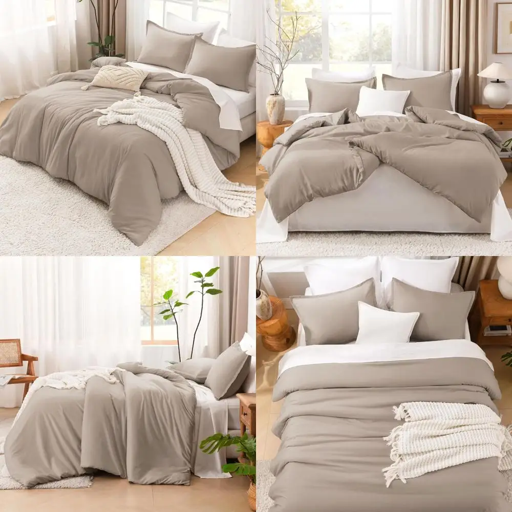 King Size Lightweight Comforter Set, 3-Piece All-Season Fluffy Bedding with 104x90 Comforter and 2 Pillowcases
King Size Lightweight Comforter Set, 3-Piece All-Season Fluffy Bedding with 104x90 Comforter and 2 Pillowcases