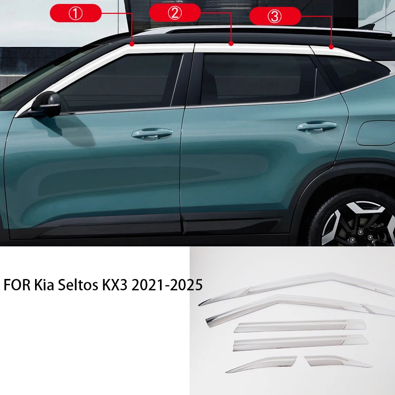 Car accessories FIT For Kia Seltos KX3 2021-2025 ABS chrome waterproof Door Window Visor Vent Shades Sun Rain Guard
Car accessories FIT For Kia Seltos KX3 2021-2025 ABS chrome waterproof Door Window Visor Vent Shades Sun Rain Guard
