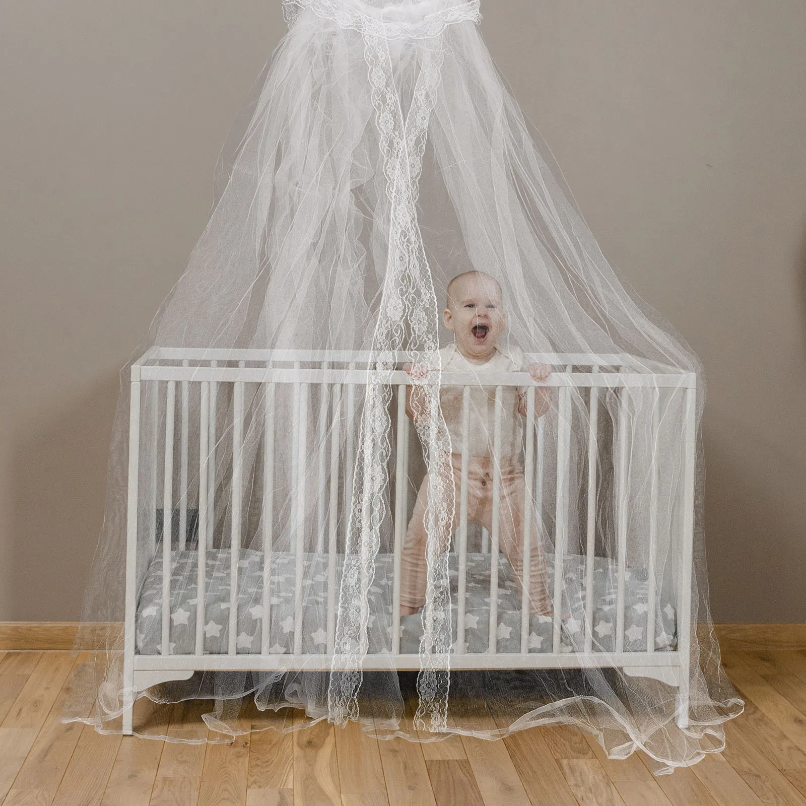 Baby Crib Mosquito Dome Net Foldable Mesh Netting Transparent Nursery Net for Infant Bed Insect-Free Canopy Tent 
Baby Crib Mosquito Dome Net Foldable Mesh Netting Transparent Nursery Net for Infant Bed Insect-Free Canopy Tent
