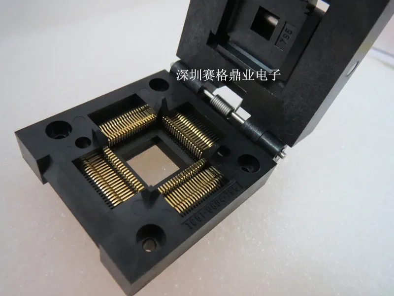 IC51-0804-795 TQFP80 Готовая розетка с позолотой Испытательное сиденье IC Испытательный стенд для гнезда
IC51-0804-795 TQFP80 Готовая розетка с позолотой Испытательное сиденье IC Испытательный стенд для гнезда