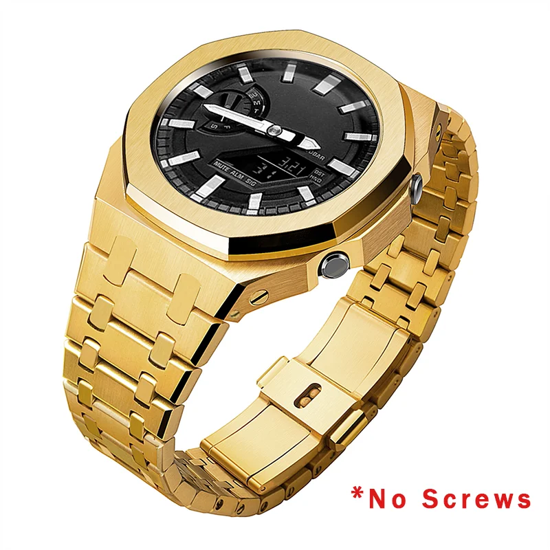 GEN3 For GA2100 GA2110 Casioak Mod Kit Modification Frame Metal Case Bezel No Screws For GA2100 Metal Rubber Strap ACCessory
GEN3 For GA2100 GA2110 Casioak Mod Kit Modification Frame Metal Case Bezel No Screws For GA2100 Metal Rubber Strap ACCessory