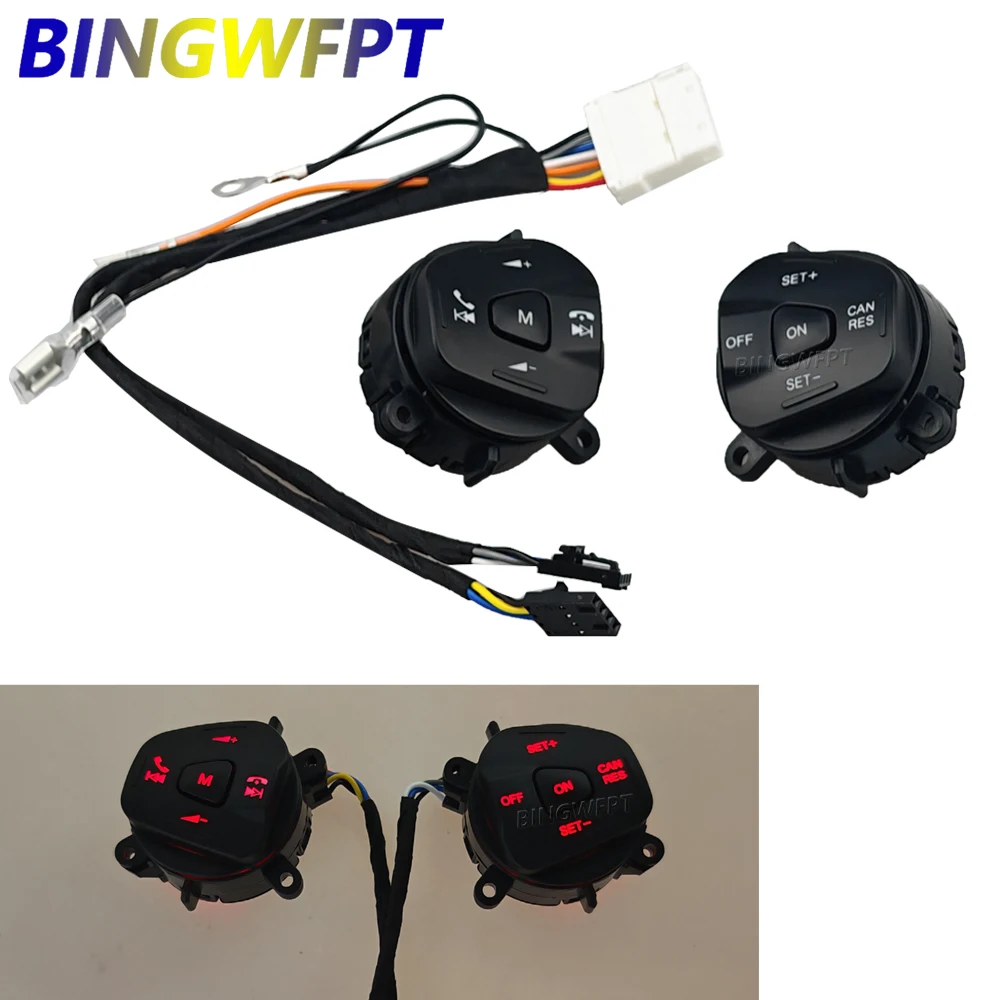 Two Color Multifunctional Button For Ford Fiesta MK7 Ecosport 2013 Steering Wheel Audio Cruise Control Switch
Two Color Multifunctional Button For Ford Fiesta MK7 Ecosport 2013 Steering Wheel Audio Cruise Control Switch