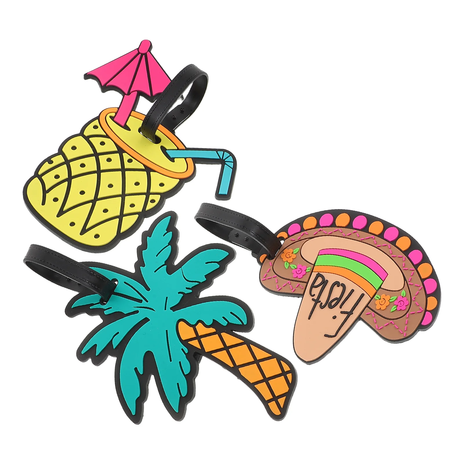3 Pcs Hawaiian Sunglasses Luggage Tags Bags Tropical Pvc Soft Glue and Accessories
3 Pcs Hawaiian Sunglasses Luggage Tags Bags Tropical Pvc Soft Glue and Accessories