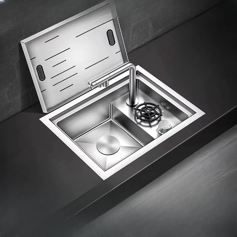 Hidden Bar Nakajima West Kitchen Invisible Handmade Cup Washer Sink 304 Stainless Steel Brushed Vegetable Wash Basin
Hidden Bar Nakajima West Kitchen Invisible Handmade Cup Washer Sink 304 Stainless Steel Brushed Vegetable Wash Basin