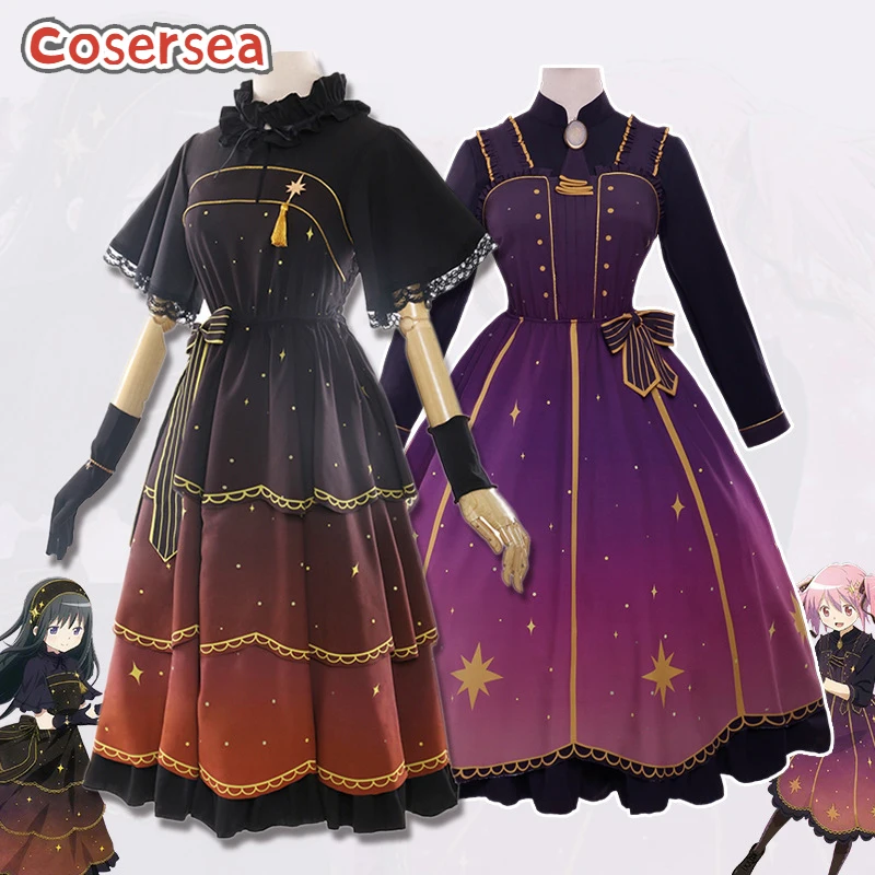 Cosersea Akemi Homura Cosplay Costume Puella Magi Madoka Magica Akemi Homura Kaname Madoka Halloween Women Dress Outfit Fullset
Cosersea Akemi Homura Cosplay Costume Puella Magi Madoka Magica Akemi Homura Kaname Madoka Halloween Women Dress Outfit Fullset