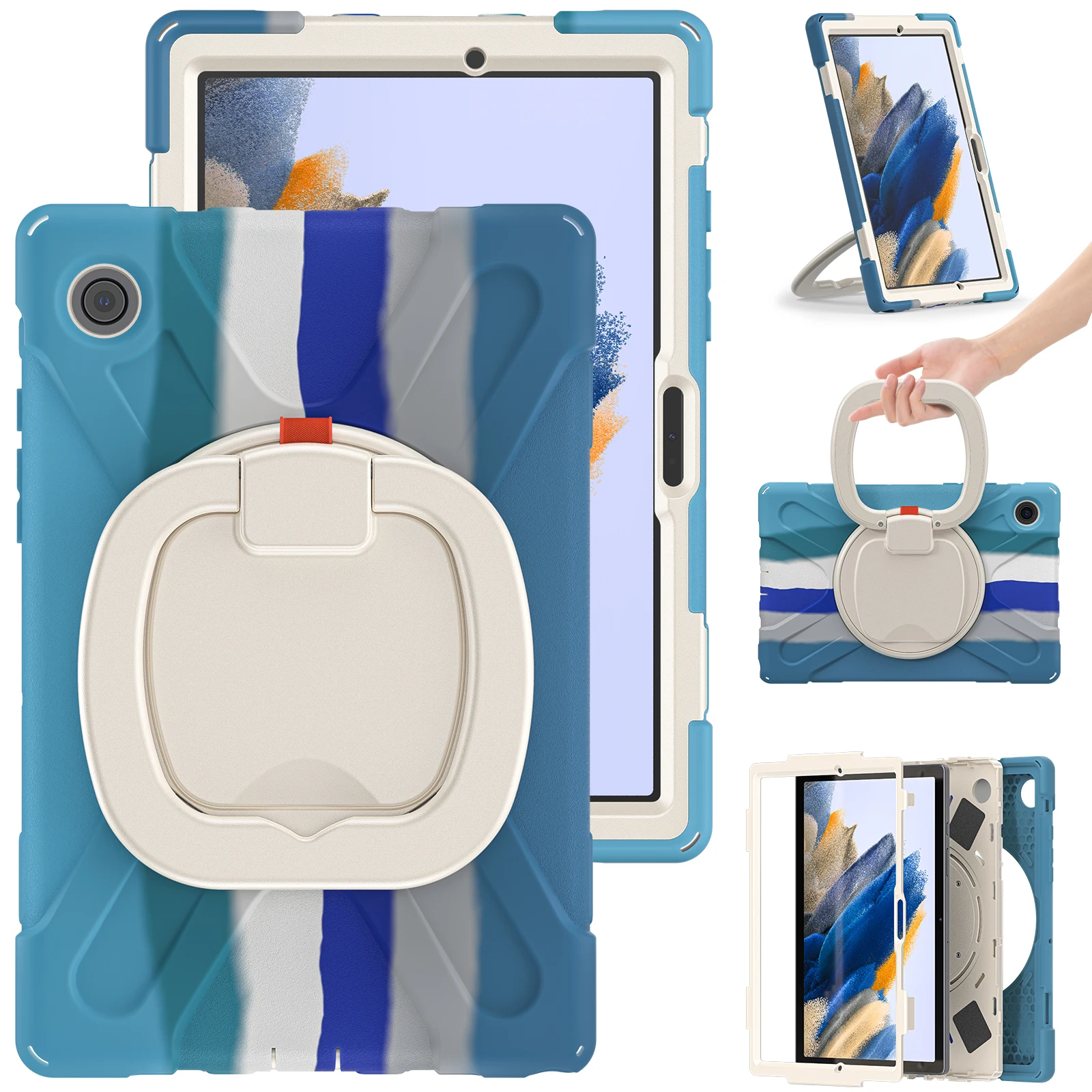 Чехол для Samsung Galaxy Tab A8, 10,5 дюйма, 2022 дюйма, фотография 2021/X205/X207, противоударный чехол с держателем для карандашей, Поворотная подставка/ручка
Чехол для Samsung Galaxy Tab A8, 10,5 дюйма, 2022 дюйма, фотография 2021/X205/X207, противоударный чехол с держателем для карандашей, Поворотная подставка/ручка