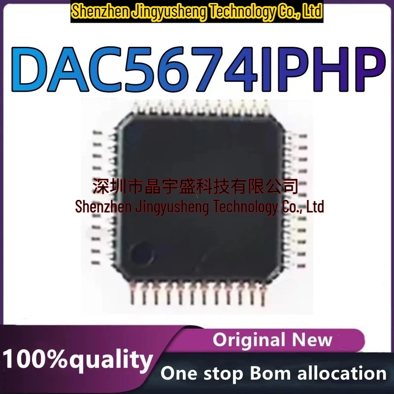 New Original DAC5674 DAC5674IPHP DAC5674IPHPR QFP-48 Chipset Integrated Circuits
New Original DAC5674 DAC5674IPHP DAC5674IPHPR QFP-48 Chipset Integrated Circuits