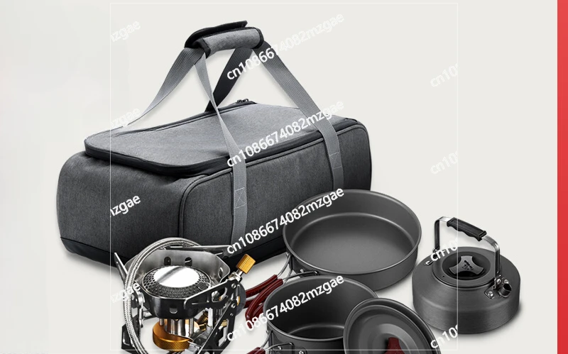 Gas Stove Set Pot Stove Camping Pot Kettle Outdoor Camping Picnic Equipment Full Set
Gas Stove Set Pot Stove Camping Pot Kettle Outdoor Camping Picnic Equipment Full Set