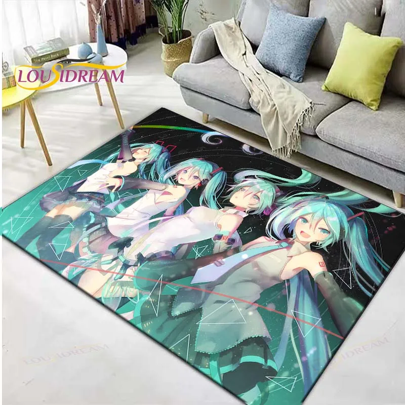 Hot Cartoon Kawaii Virtual Singer H-Hatsune-Miku Carpet Outdoor Rug Area Rug Non-slip Carpet Bedroom Decor Carpet for Kids Gift 
Hot Cartoon Kawaii Virtual Singer H-Hatsune-Miku Carpet Outdoor Rug Area Rug Non-slip Carpet Bedroom Decor Carpet for Kids Gift