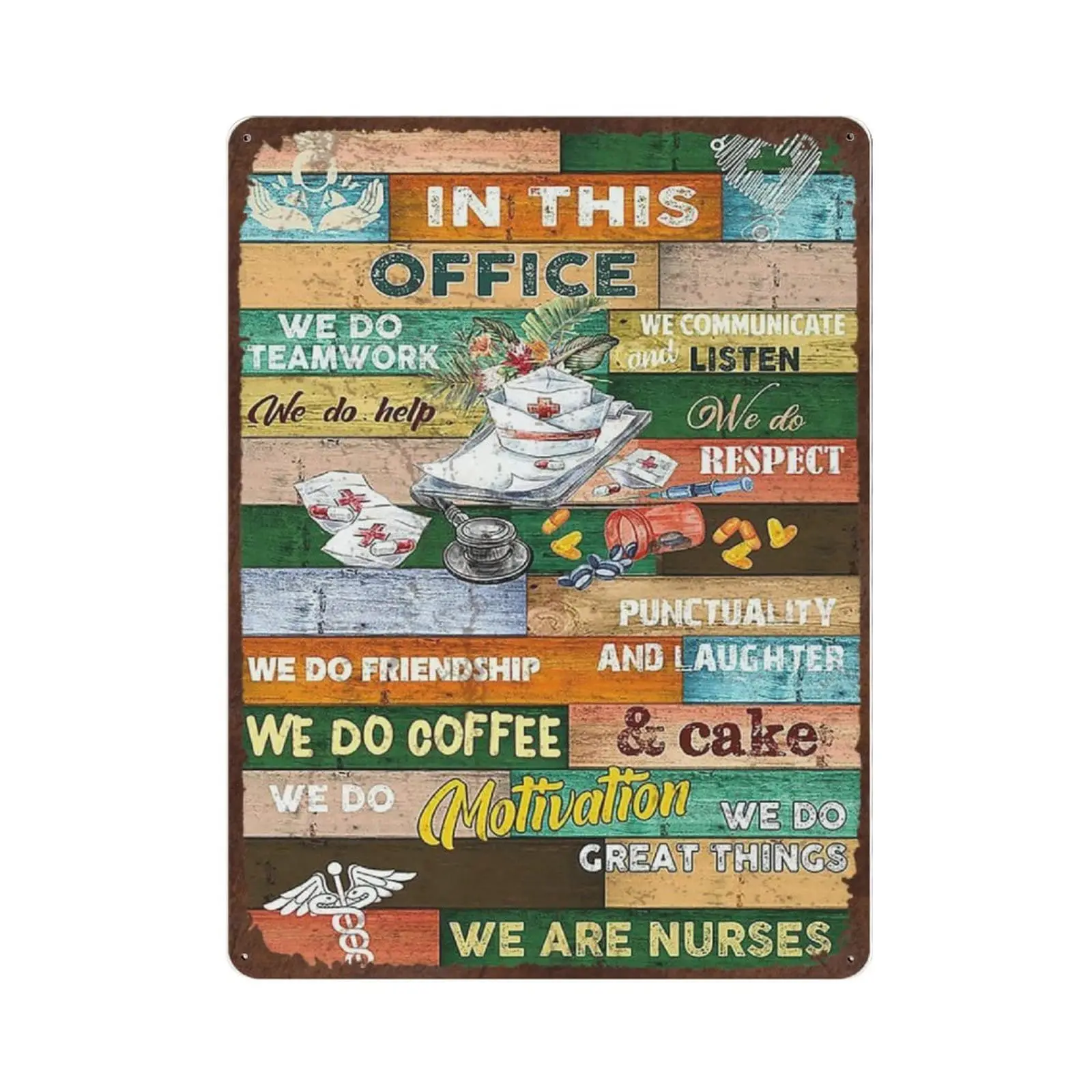 Durable Thick Collectable Metal Sign,in This Office Nurse Tin Sign,Vintage Wall Decor,Novelty Signs for Home Kitchen Cafe Bar Ma
Durable Thick Collectable Metal Sign,in This Office Nurse Tin Sign,Vintage Wall Decor,Novelty Signs for Home Kitchen Cafe Bar Ma
