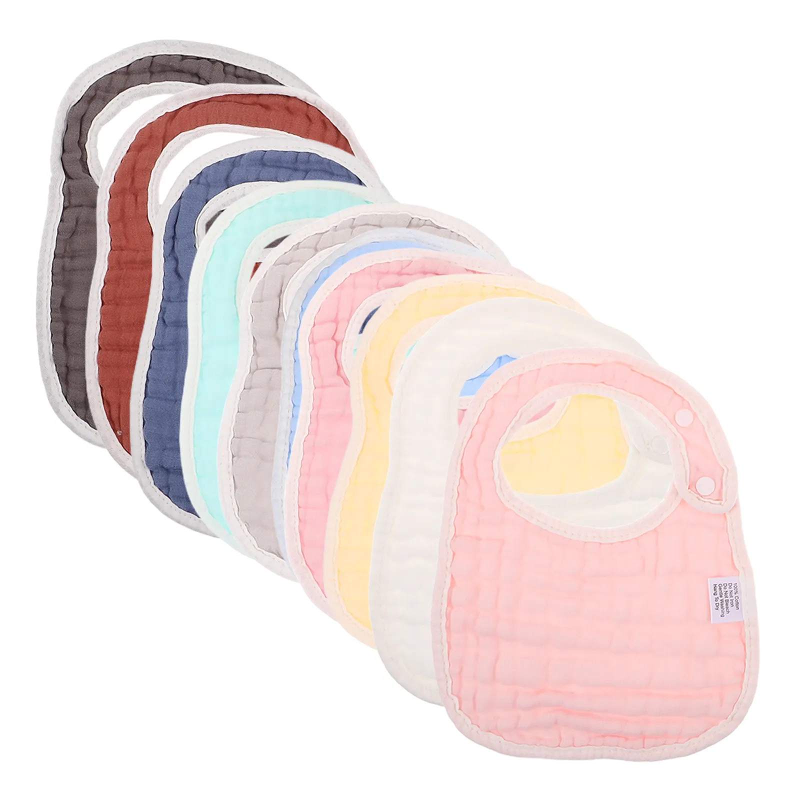 10Pcs Baby Bibs Solid Color Soft Plain Newborn Drool Towels U-Shaped Feeding Bib for Infant Toddler Mealtime Spill-Proof Eating
10Pcs Baby Bibs Solid Color Soft Plain Newborn Drool Towels U-Shaped Feeding Bib for Infant Toddler Mealtime Spill-Proof Eating